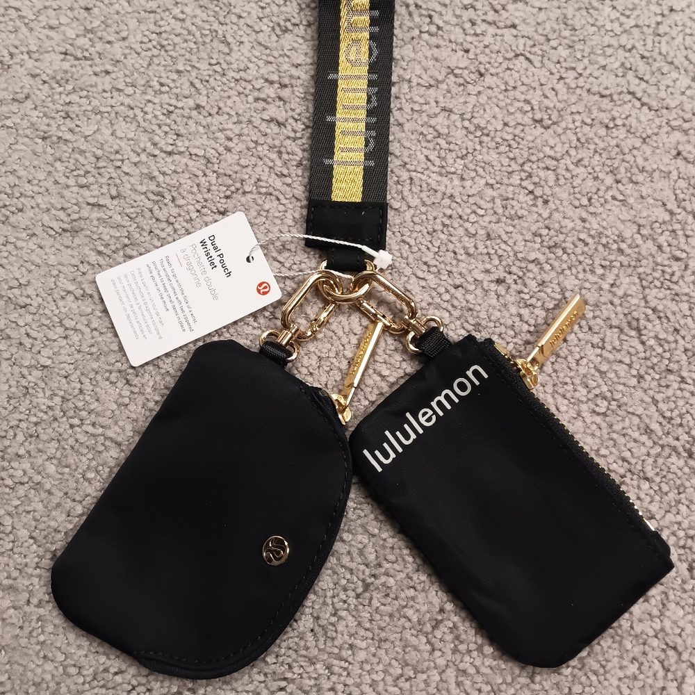 New Without Tags Lululemon Dual Pouch Wristlet